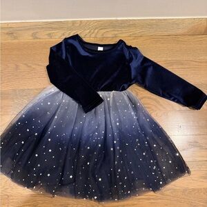 Starry Night Kids Costume Dress